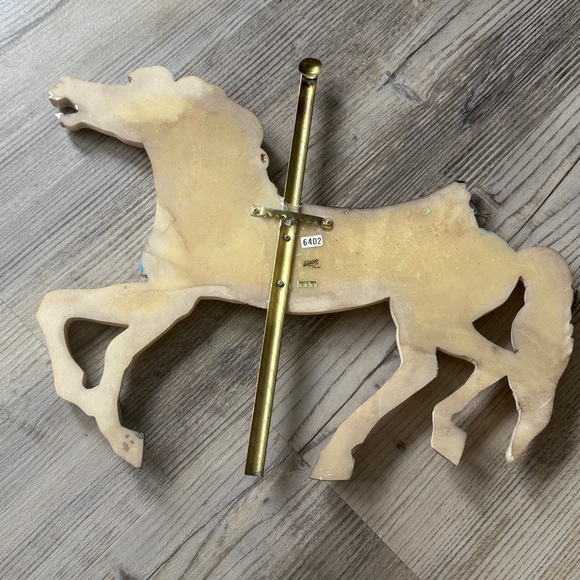 Vintage whimsical Carousel Horse Wall Decor - Picture 3 of 3
